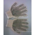 Sunnyhope PVC dotted glove,disposable the cotton gloves